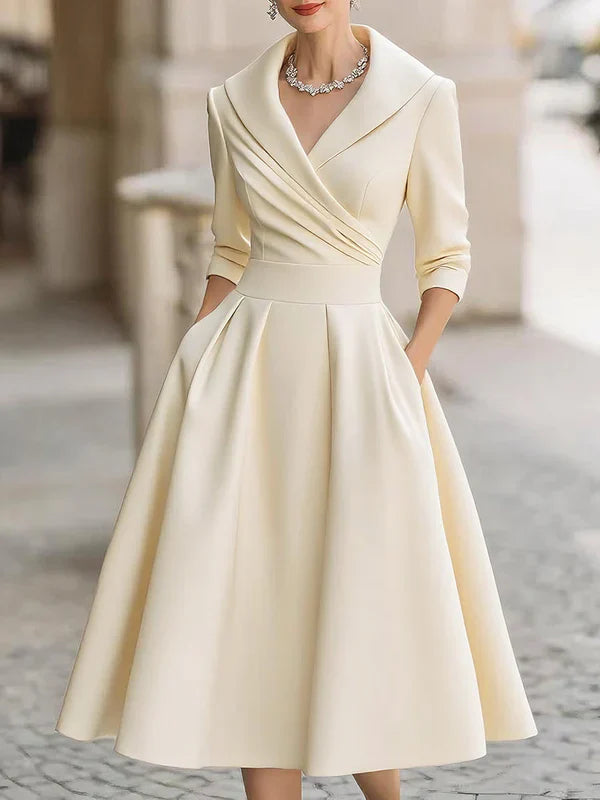 Francine | Abito midi con ispirazione retrò
