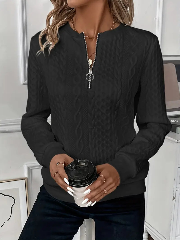 Blanche | Pull-on maillot med detaljeret lynlås