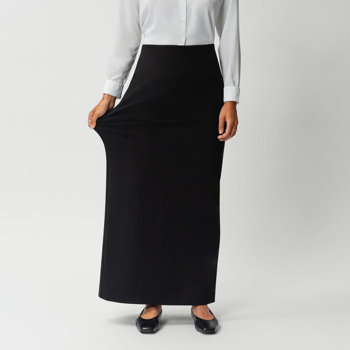 Tailored Ponte Maxi Skirt