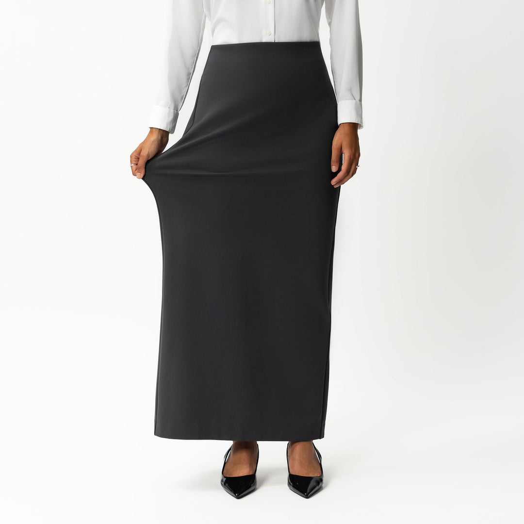 Tailored Ponte Maxi Skirt