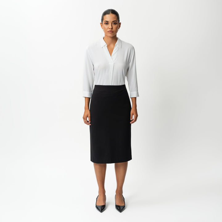 Tailored Ponte Midi Skirt