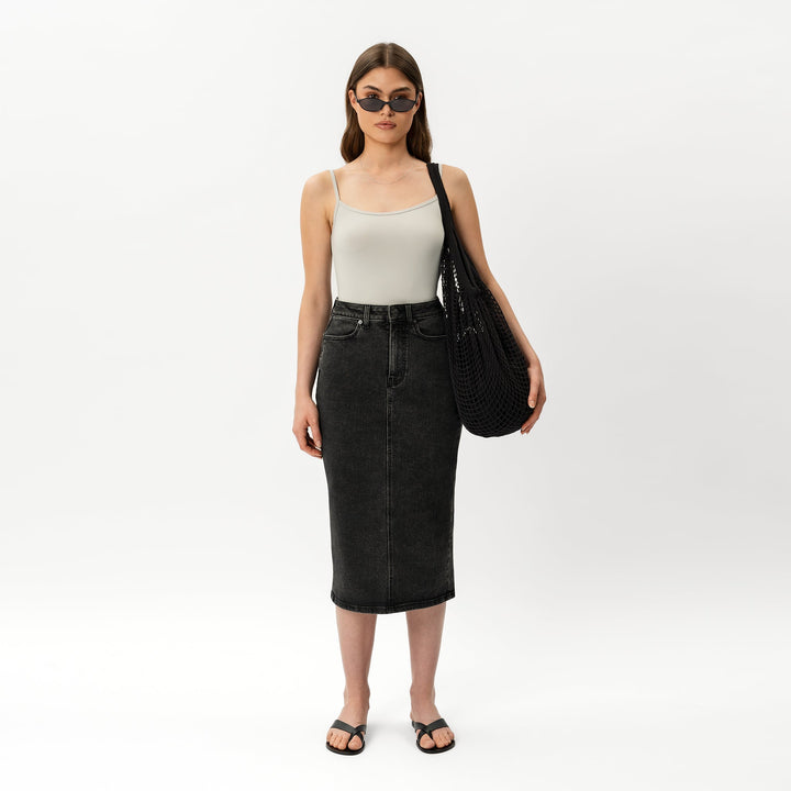 Stretchy ComfortDenim™ Skirt