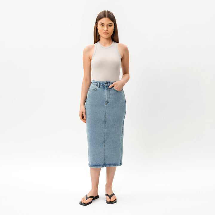 Stretchy ComfortDenim™ Skirt