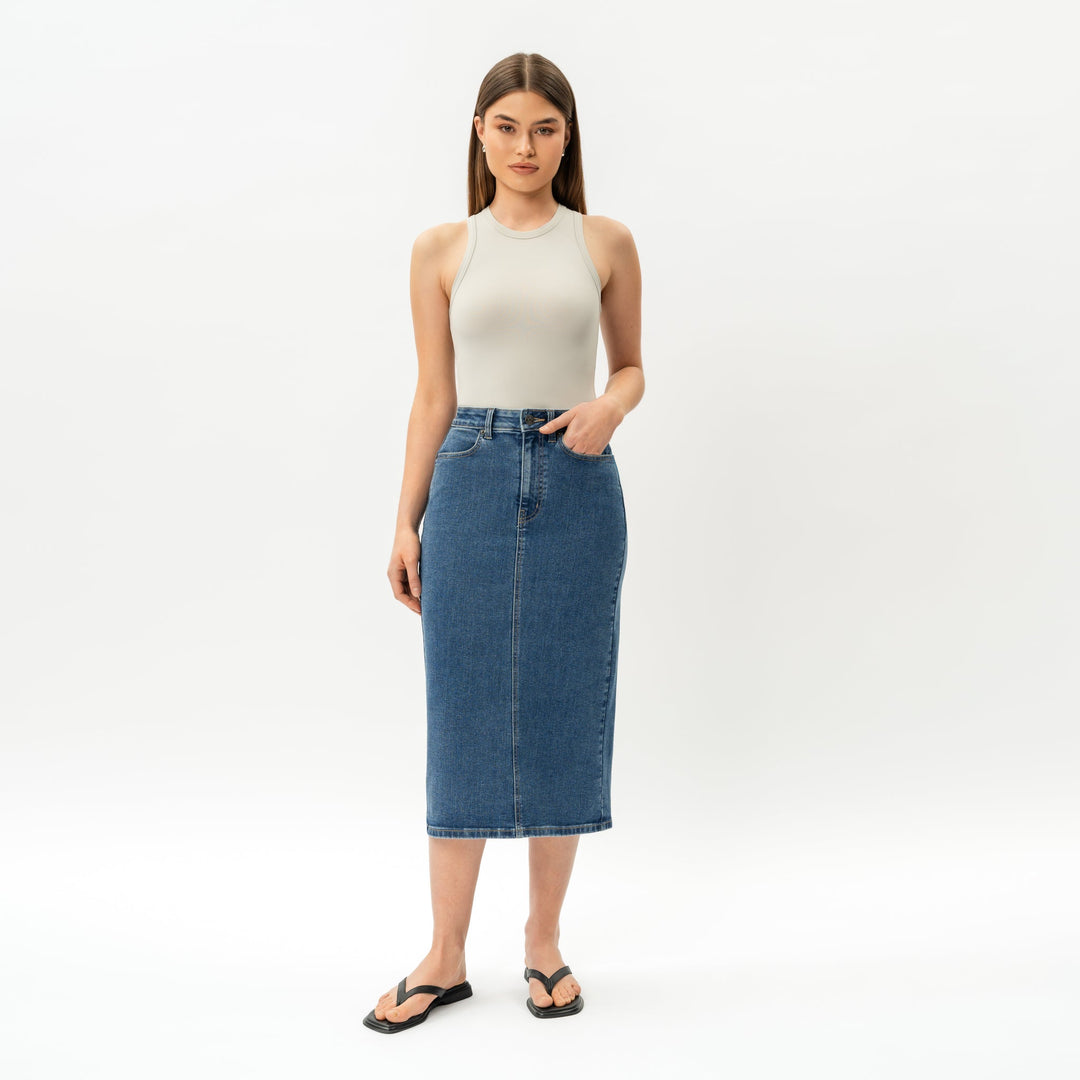 Stretchy ComfortDenim™ Skirt