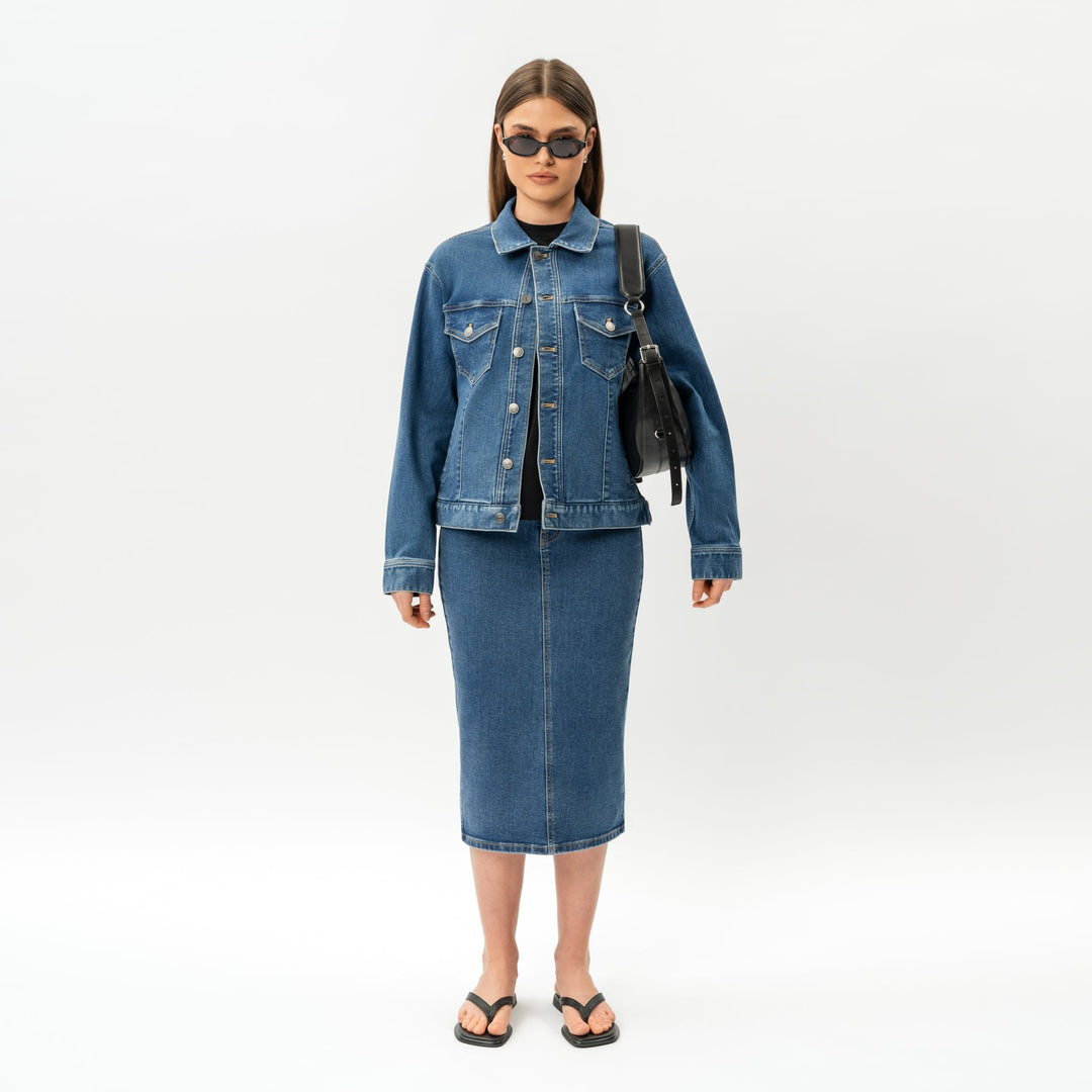 Stretchy ComfortDenim™ Skirt