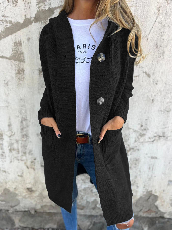 Sandrine | Cardigan long en maille douce