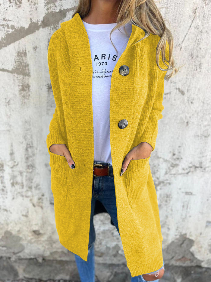 Sandrine | Cardigan long en maille douce