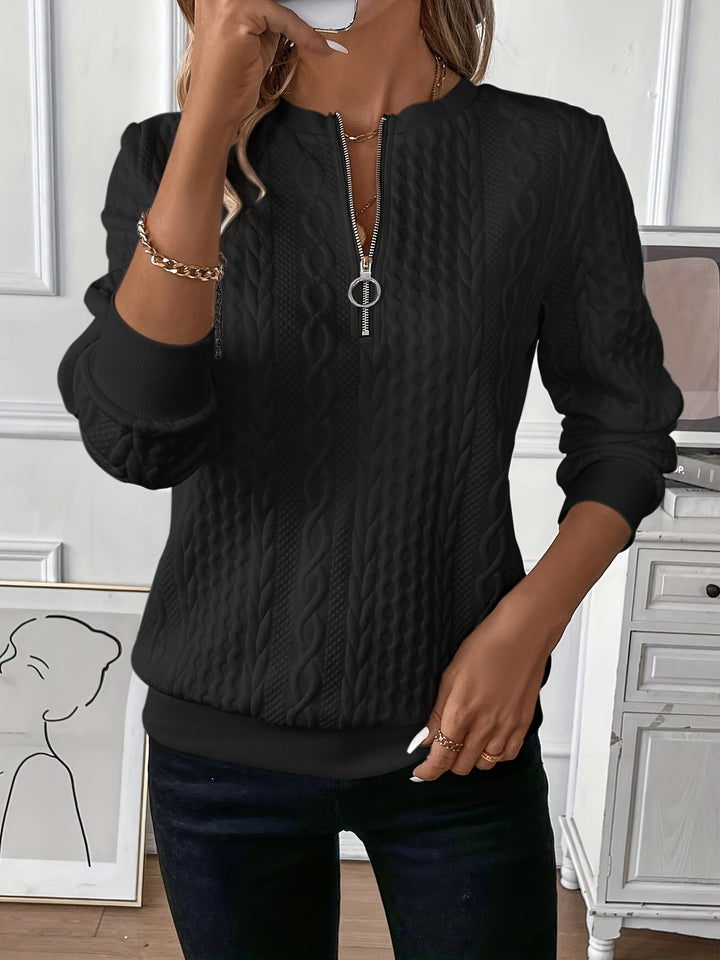Blanche | Pull-on maillot med detaljeret lynlås