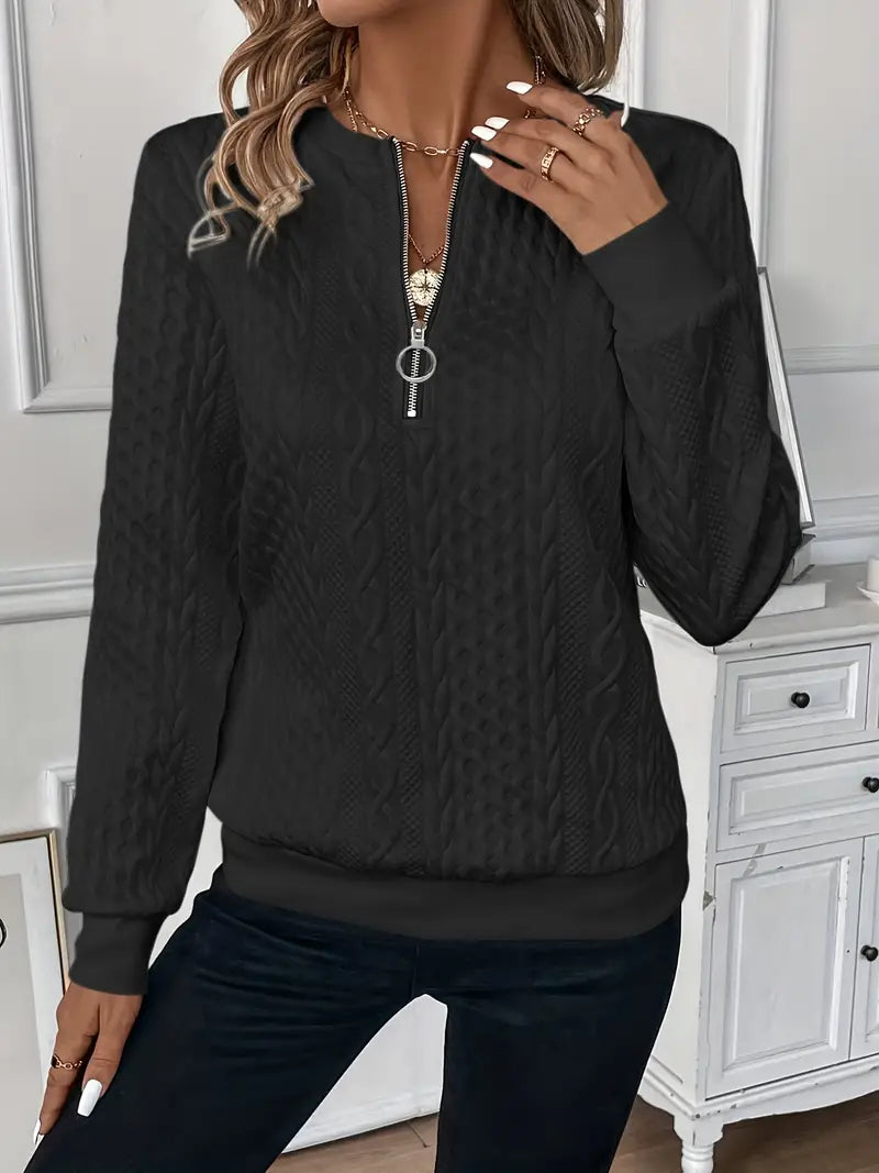 Blanche | Pull-on maillot med detaljeret lynlås