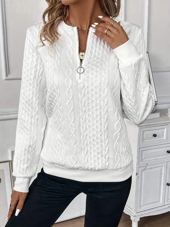 Blanche | Pull-on maillot med detaljeret lynlås