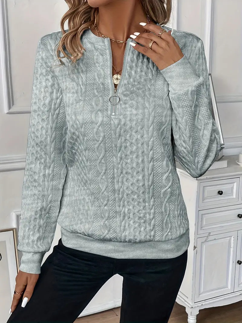 Blanche | Pull-on maillot med detaljeret lynlås
