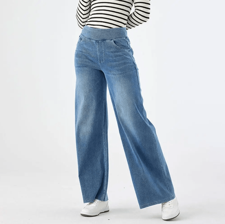 Élise | Pantalon taille haute extensible