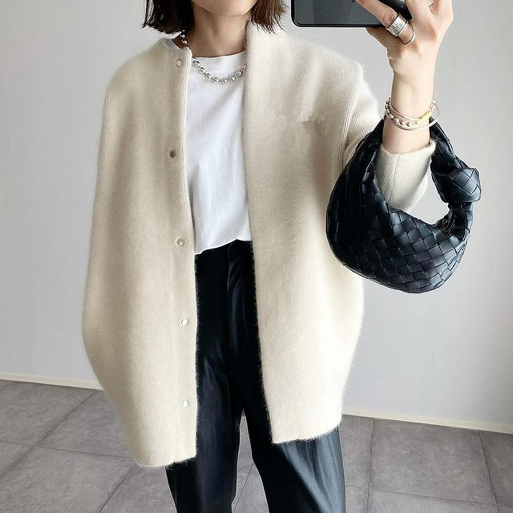 Louise | Cardigan long en tissu doux