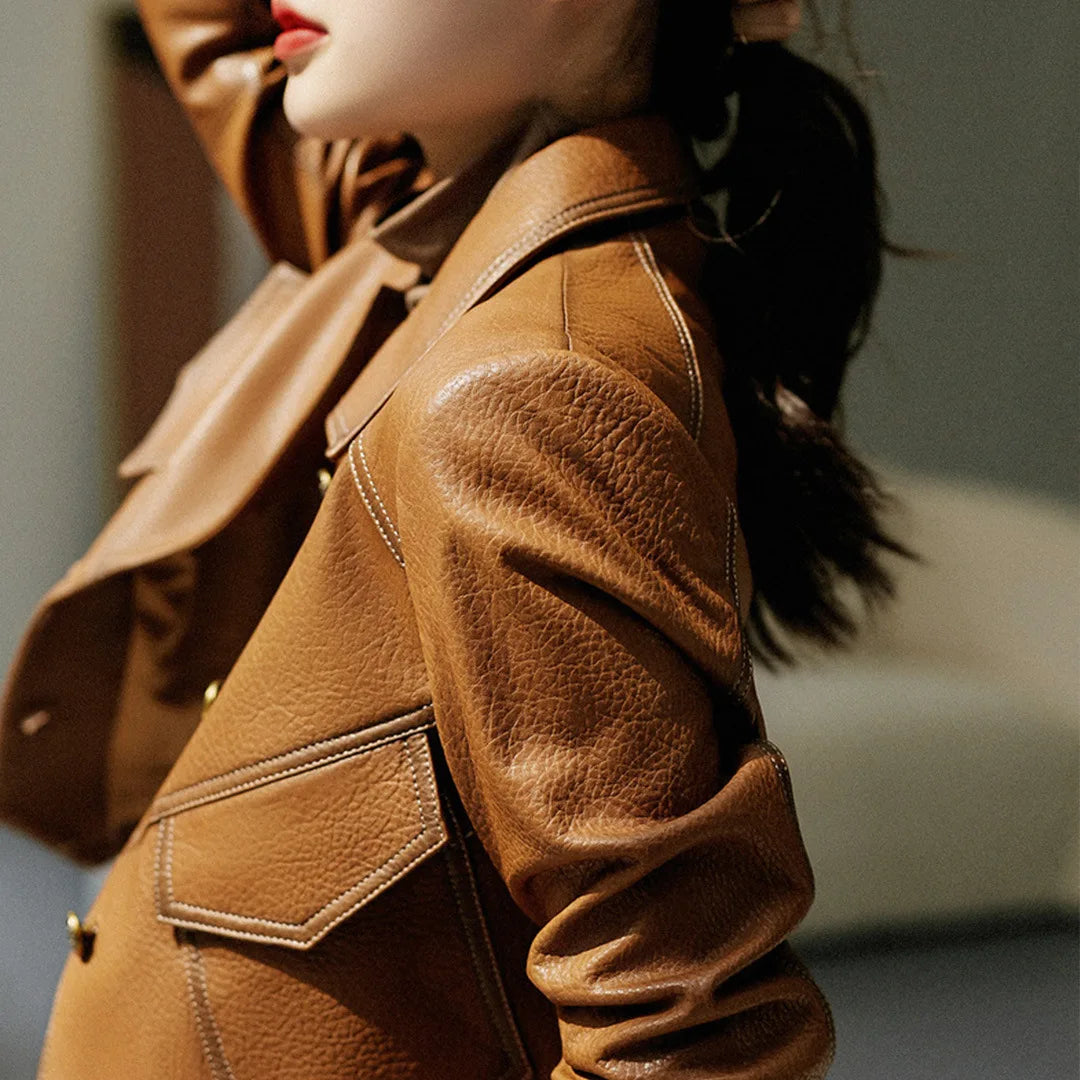 Camille™ | Elegant print manteau