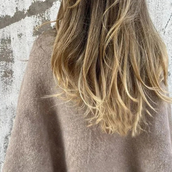 Hélène | Veste Courte Sans Col avec Fermeture Minimaliste